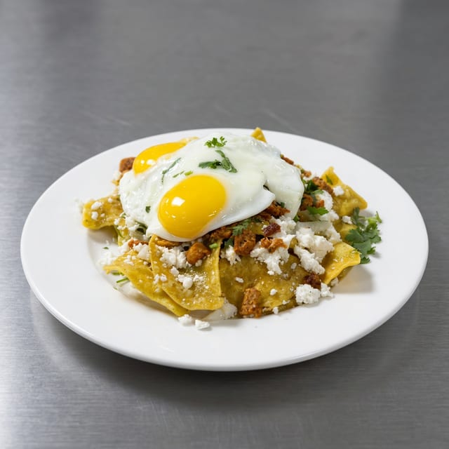 Salsa Verde Chilaquiles.