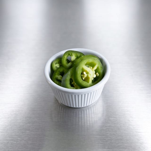 Side of Grilled Jalapeños.